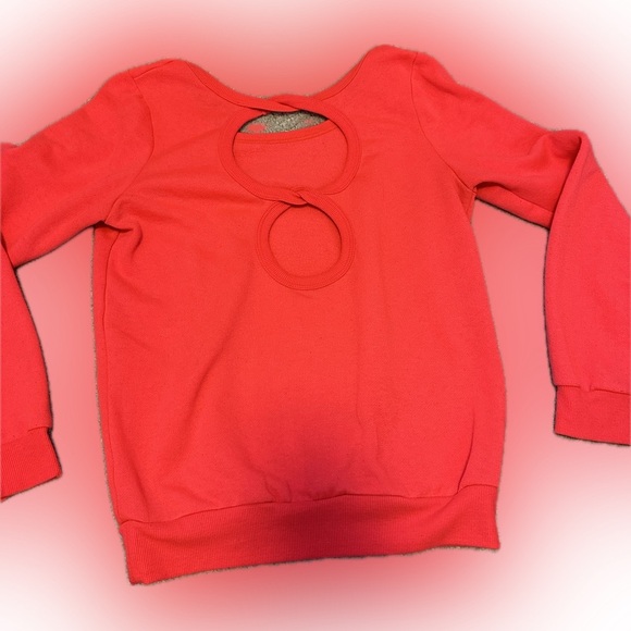 Jessica Simpson Sweaters - Hot pink peekaboo detail sweatshirt.